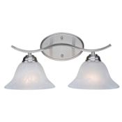 Trans Globe Lighting Two Light Down Lighting Bathroom Fixture Brushed Nickel