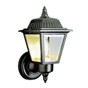 Trans Globe Lighting Single Light Up Lighting Outdoor Wall Sconce from the Outdoor Collection Black