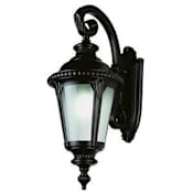 Trans Globe Lighting Stonebridge 3 Light Outdoor Wall Sconce Black