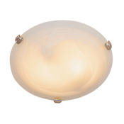 Trans Globe Lighting Two Light Down Lighting Indoor Flush Mount Ceiling Fixture Brushed Nickel