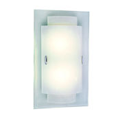Trans Globe Lighting 2 Light Double Rectangles Wall Sconce from the Young and Hip Collection Polished Chrome