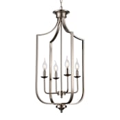 Trans Globe Lighting Hillcrest 4 Light 16" Wide Pendant Brushed Nickel