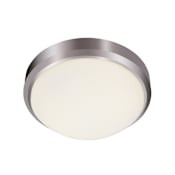 Trans Globe Lighting Single Light Down Lighting Flush Mount Ceiling Fixture Brushed Nickel