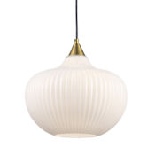 Trans Globe Lighting Aristo 12" Wide Pendant Antique Gold