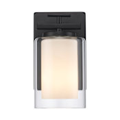 Trans Globe Lighting Lisbon 9" Tall Bathroom Sconce Black