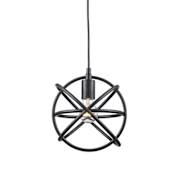 Trans Globe Lighting Viewridge 10" Wide Mini Pendant Black