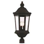 Trans Globe Lighting Westfield 3 Light 27-1/2" Tall Outdoor Single Head Post Light Black