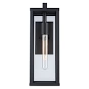Trans Globe Lighting Oxford Single Light 17-3/4" Tall Outdoor Wall Sconce Black