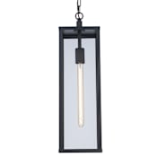 Trans Globe Lighting Oxford Single Light 7" Wide Outdoor Mini Pendant Black