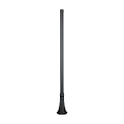 Trans Globe Lighting Single Outdoor Post from the Outdoor Collection Black