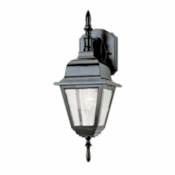 Trans Globe Lighting Single Light Down Lighting Outdoor Wall Sconce from the Outdoor Collection Black