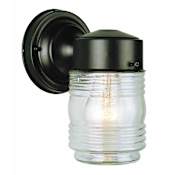 Trans Globe Lighting Single Light Down Lighting Outdoor Wall Sconce from the Outdoor Collection Black