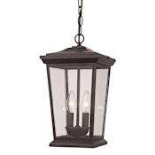 Trans Globe Lighting Turlock 2 Light 10" Wide Outdoor Pendant Black