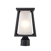Trans Globe Lighting Kingsbury 14" Tall Post Light Black