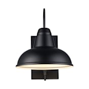 Trans Globe Lighting Gaviota 10" Tall Outdoor Wall Sconce Black