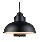 Trans Globe Lighting Gaviota 11" Tall Outdoor Wall Sconce Black