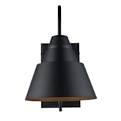 Trans Globe Lighting Rune 15" Tall LED Outdoor Wall Sconce Black