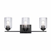 Trans Globe Lighting Mod Pod 3 Light 22" Wide Vanity Light Black