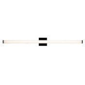 Trans Globe Lighting Saavy 48" Wide Bath Bar Black