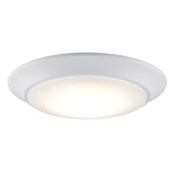 Trans Globe Lighting Vanowen 8" Wide LED Flush Mount Bowl Ceiling Fixture White