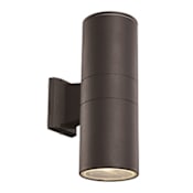 Trans Globe Lighting Compact Single Light 12" Tall Integrated LED Outdoor Wall Sconce Black