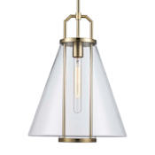 Trans Globe Lighting River 14" Wide Pendant Antique Gold