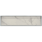 Transolid 59" Wide Wall Mounted Shower Shelf Bianca