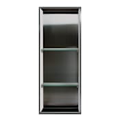 Transolid Expressions 14" Wide Wall Mounted Shower Shelf Stainless Steel / White