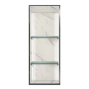 Transolid Saramar 14" Wide Wall Mounted Shower Shelf Bianca