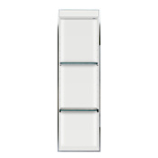 Transolid Expressions 14" Wide Wall Mounted Shower Shelf White