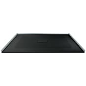 Transolid Trimslate 51" x 40" Rectangular Shower Base with Center Drain Black