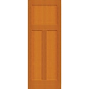 Trimlite 18" by 80" 1+2-Panel Shaker Interior Slab Passage Door Douglas Fir