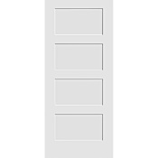 Trimlite 18" by 80" Shaker 4-Panel Interior Slab Passage Door Primed