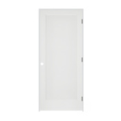Trimlite 24" by 80" 1-Panel Colonial Left Handed Ovolo Edge Interior Prehung Passage Door with Oil Rubbed Bronze Hinges and 4 9/16" Door Jamb Primed