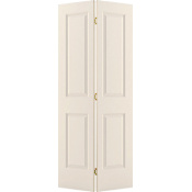 Trimlite 24" x 80" Primed 2-Panel Carrera Molded Hollow Core Bifold Door and Hardware Primed