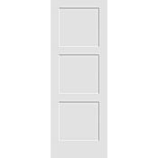Trimlite 34" by 84" Shaker 3 Panel Interior Passage Door Slab Primed