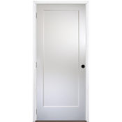 Trimlite 30" by 80" 1 Panel Bevel Shaker Interior Slab Passage Door Unfinished