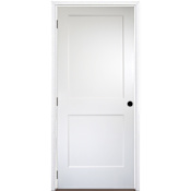 Trimlite 30" by 80" 2 Panel Bevel Shaker Interior Slab Passage Door Unfinished