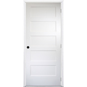 Trimlite 30" by 80" 5 Panel Bevel Shaker Interior Slab Passage Door Unfinished