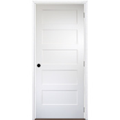 Trimlite 30" by 80" 5 Panel Bevel Shaker Interior Slab Passage Door Unfinished
