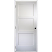 Trimlite 30" by 80" 3 Panel Bevel Shaker Interior Slab Passage Door Unfinished