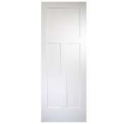 Trimlite 30" by 80" 3 Panel Bevel Shaker Interior Slab Passage Door Unfinished