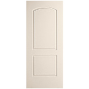 Trimlite 30" x 80" Primed 2-Panel Arch Top Caiman Molded Hollow Core Slab Door Primed