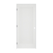 Trimlite 32" by 80" 1-Panel Colonial Right Handed Ovolo Edge Interior Prehung Fire Rated Passage Door with Black Hinges and 4 9/16" Door Jamb - Mill Sill Primed