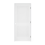 Trimlite 32" by 80" 2-Panel Colonial Left Handed Ovolo Edge Interior Prehung Passage Door with Oil Rubbed Bronze Hinges and 7-1/4" Door Jamb Primed