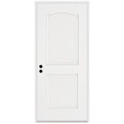 Trimlite Traditional 2 Panel Arch 32" by 80" Right Handed Pre-Hung Exterior Entry Door with 4-9/16" Door Jamb Primed