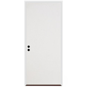 Trimlite Flush 32" by 80" Right Handed Pre-Hung Exterior Entry Door with 6-9/16" Door Jamb Primed