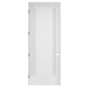 Trimlite 32" by 96" 1-Panel Colonial Right Handed Interior Prehung Passage Door with Black Hinges and 7-1/4" Door Jamb Primed