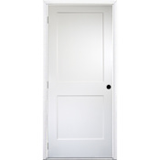 Trimlite 36" by 80" 2 Panel Bevel Shaker Interior Slab Passage Door Unfinished