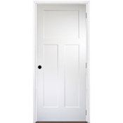 Trimlite 36" by 80" 3 Panel Bevel Shaker Interior Slab Passage Door Unfinished